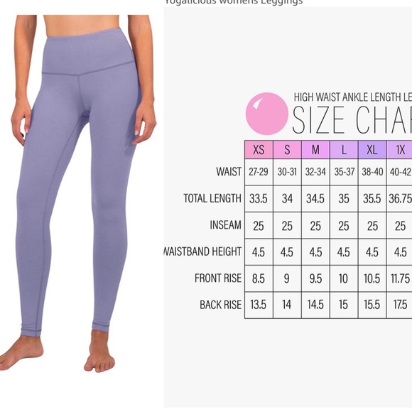 Yogalicious High Waist Ultra Soft Leggings S - Picture 11 of 11